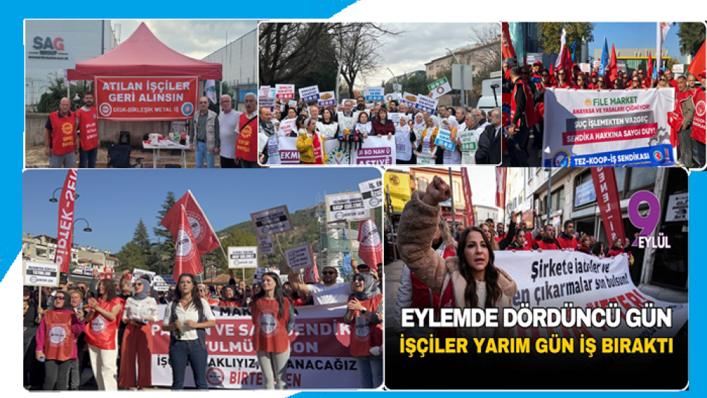 Emekçi dört bir yanda ayakta